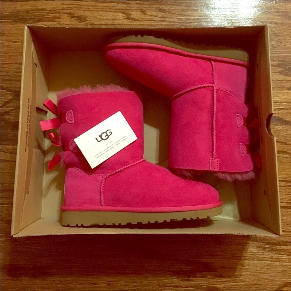 Pink Bailey Bow Uggs